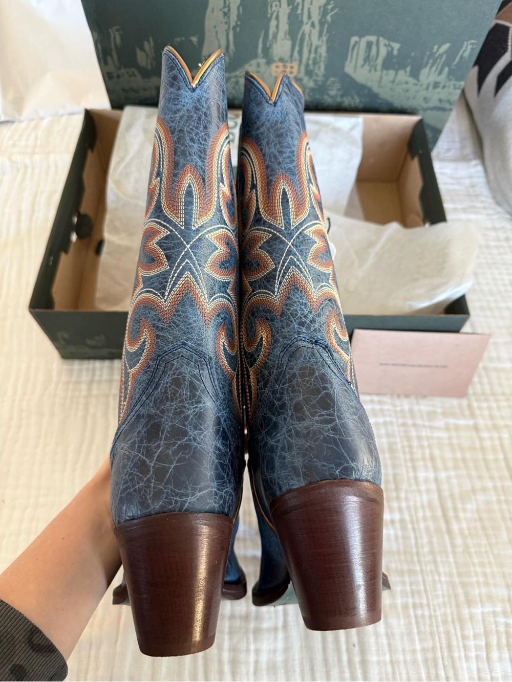 NWT Buck & Brana Tessa Cowboy Boots Size 8.5 - Picture 4 of 13